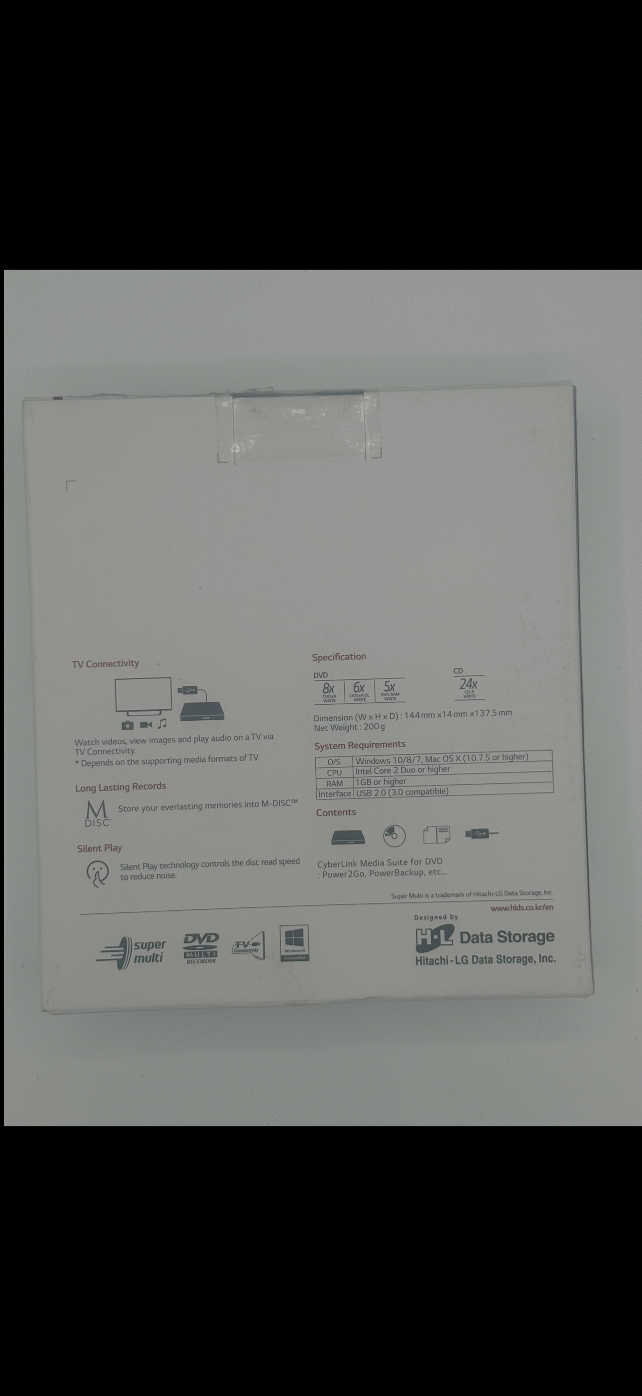 Hitachi dvd writer